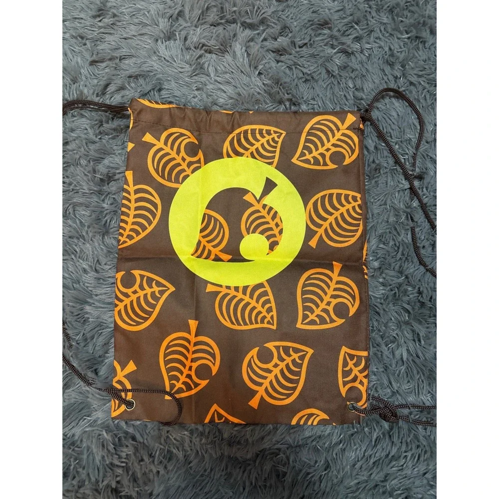 Animal Crossing New Horizons Drawstring Bag Nook Leaf Nintendo Culture Fly 2022‎